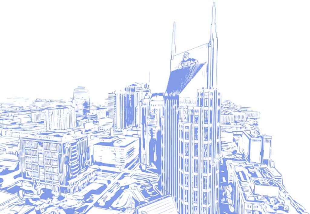 Stylized illustration of Nashville