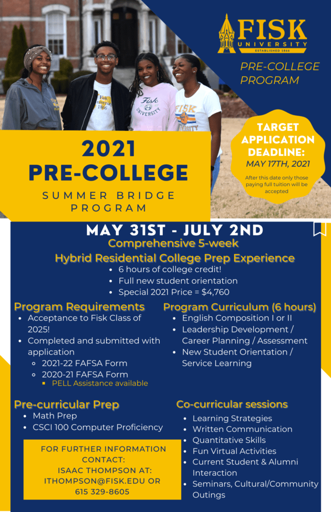 Pre-College Program - Fisk University